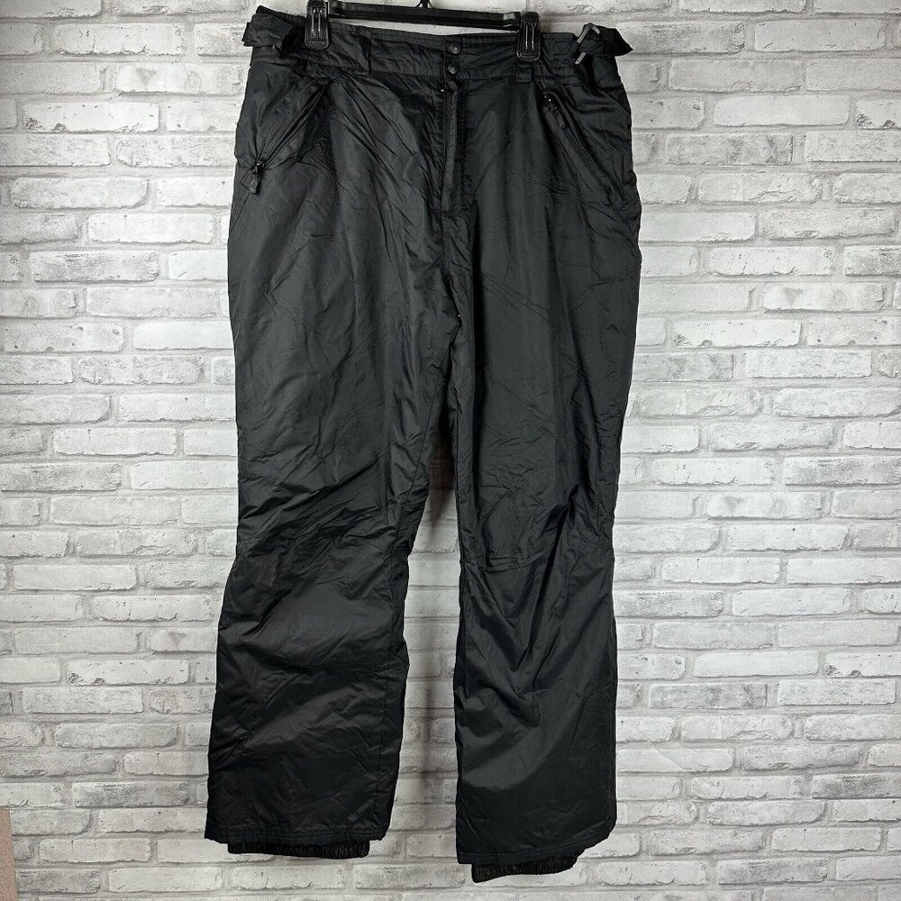 Rawik Men's 2XL Black Snow Pants Lined Insulated Ski Snowboard Outdoors Camping